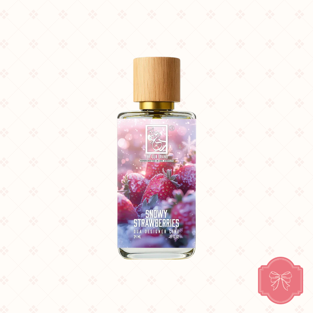 Snowy Strawberries by The DUA Brand inspired by Strawberry Snowflakes by Bath & Body Works